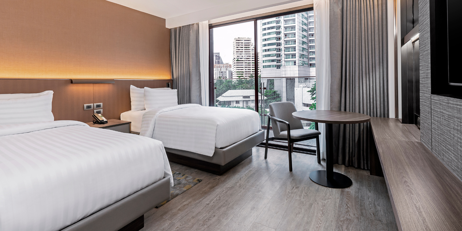 Third Bedroom in Three Bedroom Suite at Gardina Asoke Hotel